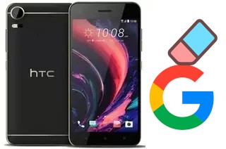 Cómo borrar la cuenta de Google en HTC Desire 10 Compact