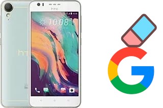 Cómo borrar la cuenta de Google en HTC Desire 10 Lifestyle