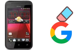 Cómo borrar la cuenta de Google en HTC Desire 200