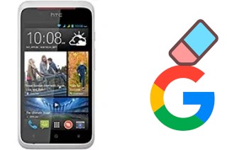 Cómo borrar la cuenta de Google en HTC Desire 210 dual sim