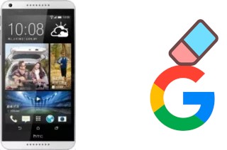 Cómo borrar la cuenta de Google en HTC Desire 816 Dual