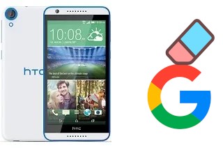 Cómo borrar la cuenta de Google en HTC Desire 820