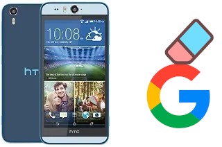 Cómo borrar la cuenta de Google en HTC Desire Eye