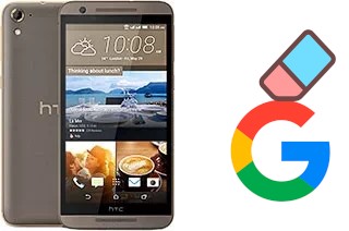 Cómo borrar la cuenta de Google en HTC One E9s dual sim