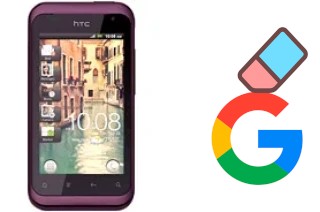 Cómo borrar la cuenta de Google en HTC Rhyme