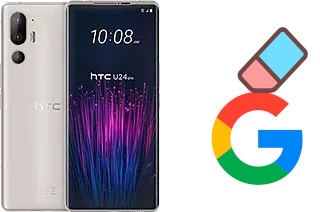 Cómo borrar la cuenta de Google en HTC U24 Pro