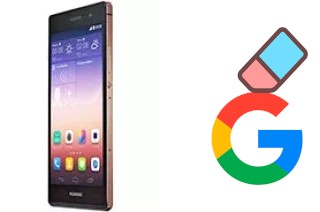 Cómo borrar la cuenta de Google en Huawei Ascend P7 Sapphire Edition