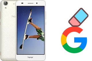 Cómo borrar la cuenta de Google en Huawei Honor Holly 3