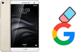 Cómo borrar la cuenta de Google en Huawei MediaPad M2 7.0