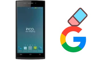 Cómo borrar la cuenta de Google en Inco Flex 2S