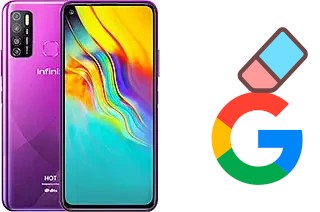 Cómo borrar la cuenta de Google en Infinix Hot 9 Pro