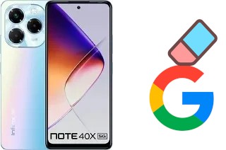 Cómo borrar la cuenta de Google en Infinix Note 40X 5G