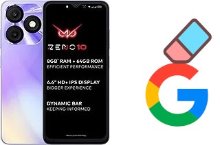 Cómo borrar la cuenta de Google en itel Zeno 10