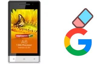 Cómo borrar la cuenta de Google en Karbonn A6