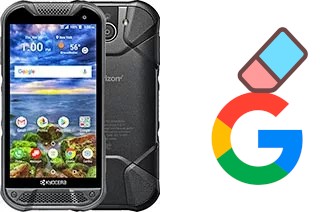 Cómo borrar la cuenta de Google en Kyocera DuraForce Pro 2