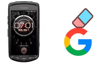 Cómo borrar la cuenta de Google en Kyocera Torque KC-S701