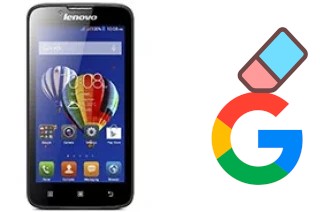 Cómo borrar la cuenta de Google en Lenovo A328