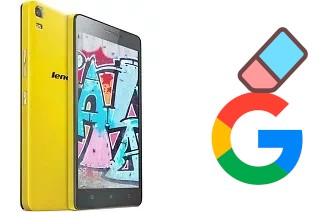 Cómo borrar la cuenta de Google en Lenovo K3 Note