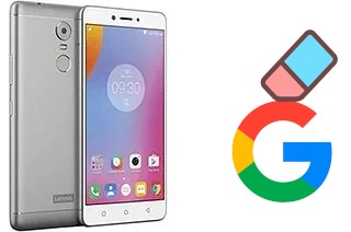 Cómo borrar la cuenta de Google en Lenovo K6 Note