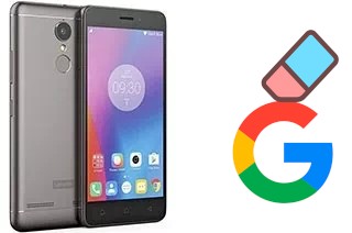 Cómo borrar la cuenta de Google en Lenovo K6 Power