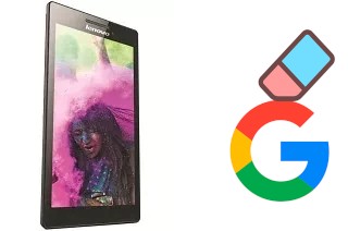 Cómo borrar la cuenta de Google en Lenovo Tab 2 A7-10