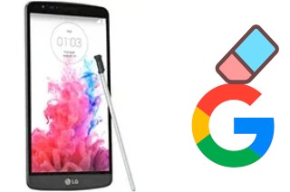 Cómo borrar la cuenta de Google en LG G3 Stylus