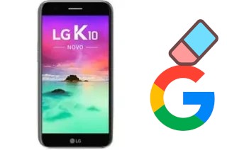 Cómo borrar la cuenta de Google en LG K10 Novo