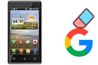 Cómo borrar la cuenta de Google en LG Optimus EX SU880