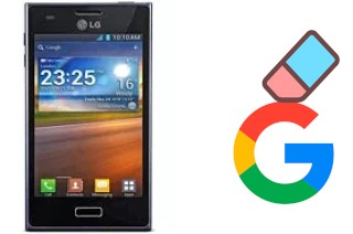 Cómo borrar la cuenta de Google en LG Optimus L5 E610