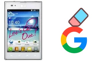 Cómo borrar la cuenta de Google en LG Optimus Vu P895