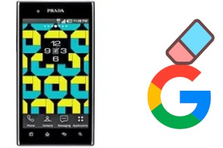 Cómo borrar la cuenta de Google en LG Prada 3.0