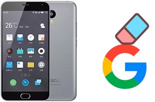 Cómo borrar la cuenta de Google en Meizu M2 Note