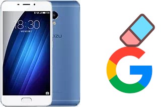 Cómo borrar la cuenta de Google en Meizu M3e