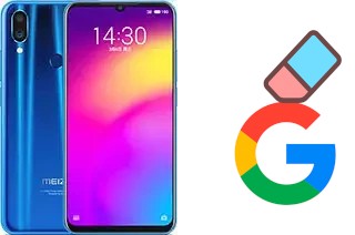 Cómo borrar la cuenta de Google en Meizu Note 9