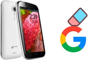 Cómo borrar la cuenta de Google en Micromax A116 Canvas HD