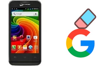 Cómo borrar la cuenta de Google en Micromax A36 Bolt