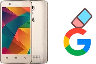 Cómo borrar la cuenta de Google en Micromax Brahat 2 Q402