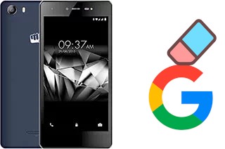 Cómo borrar la cuenta de Google en Micromax Canvas 5 E481