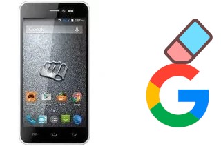 Cómo borrar la cuenta de Google en Micromax Canvas Pep Q371