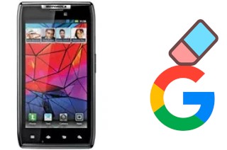 Cómo borrar la cuenta de Google en Motorola RAZR XT910