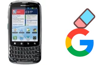 Cómo borrar la cuenta de Google en Motorola Admiral XT603