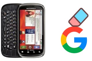 Cómo borrar la cuenta de Google en Motorola Cliq 2