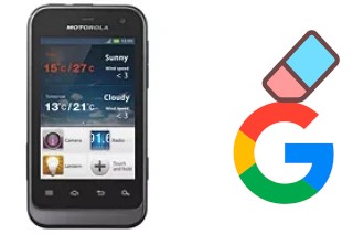 Cómo borrar la cuenta de Google en Motorola Defy Mini XT320