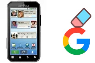 Cómo borrar la cuenta de Google en Motorola DEFY