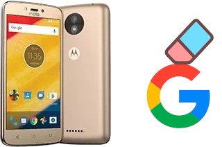 Cómo borrar la cuenta de Google en Motorola Moto C Plus