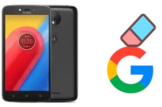 Cómo borrar la cuenta de Google en Motorola Moto C XT1750