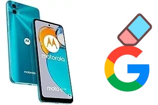 Cómo borrar la cuenta de Google en Motorola Moto E22s