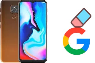 Cómo borrar la cuenta de Google en Motorola Moto E7 Plus