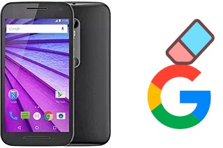 Cómo borrar la cuenta de Google en Motorola Moto G Dual SIM (3rd gen)