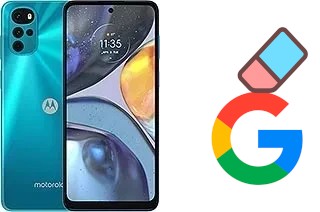Cómo borrar la cuenta de Google en Motorola Moto G22